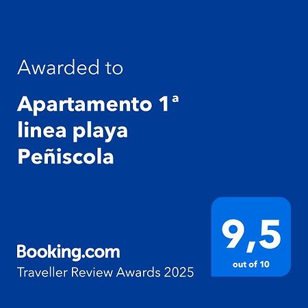 Apartamento 1ª Linea Playa Peñíscola Kültér fotó